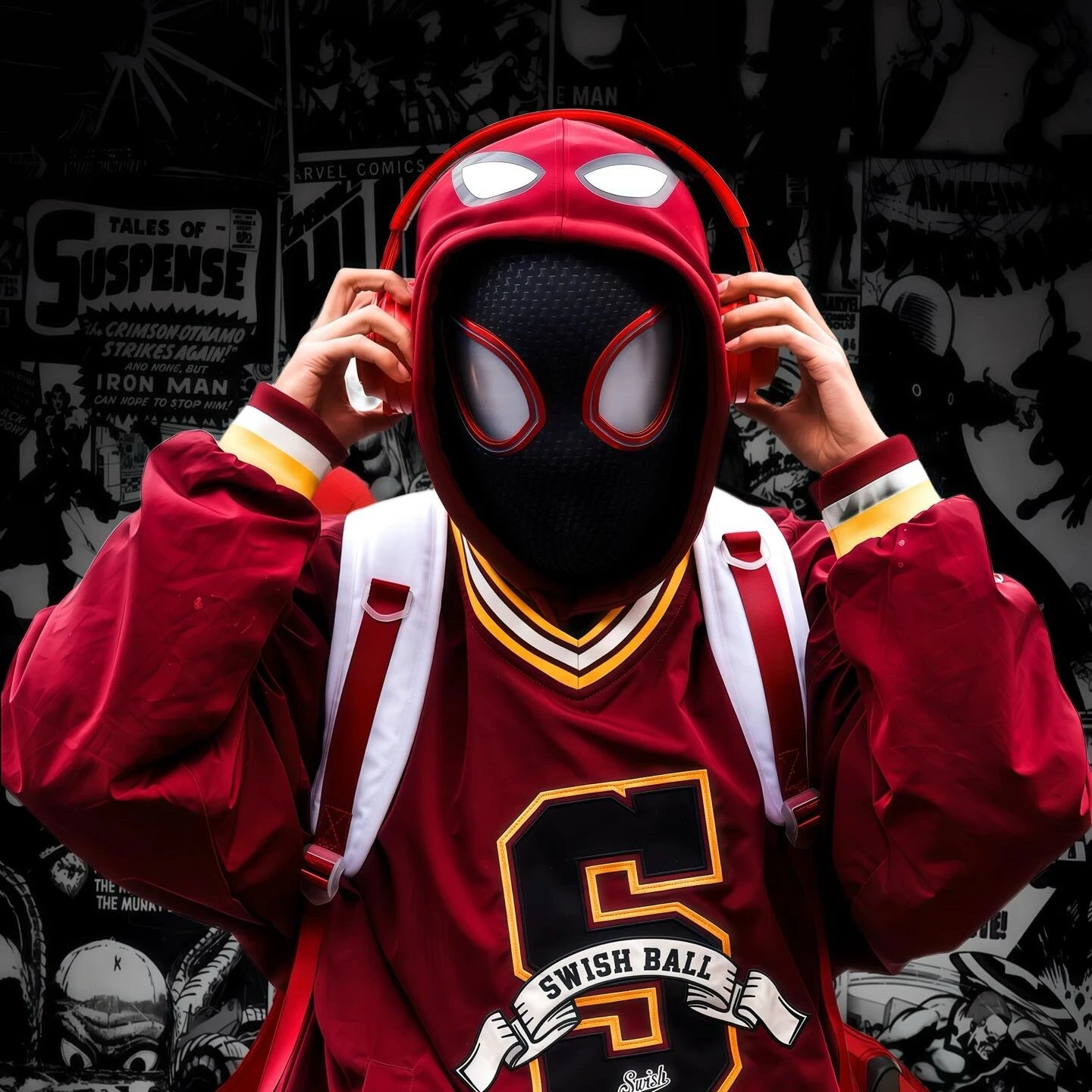 Miles Morales Spider-Man Mask (Remote Controlled Eyes)